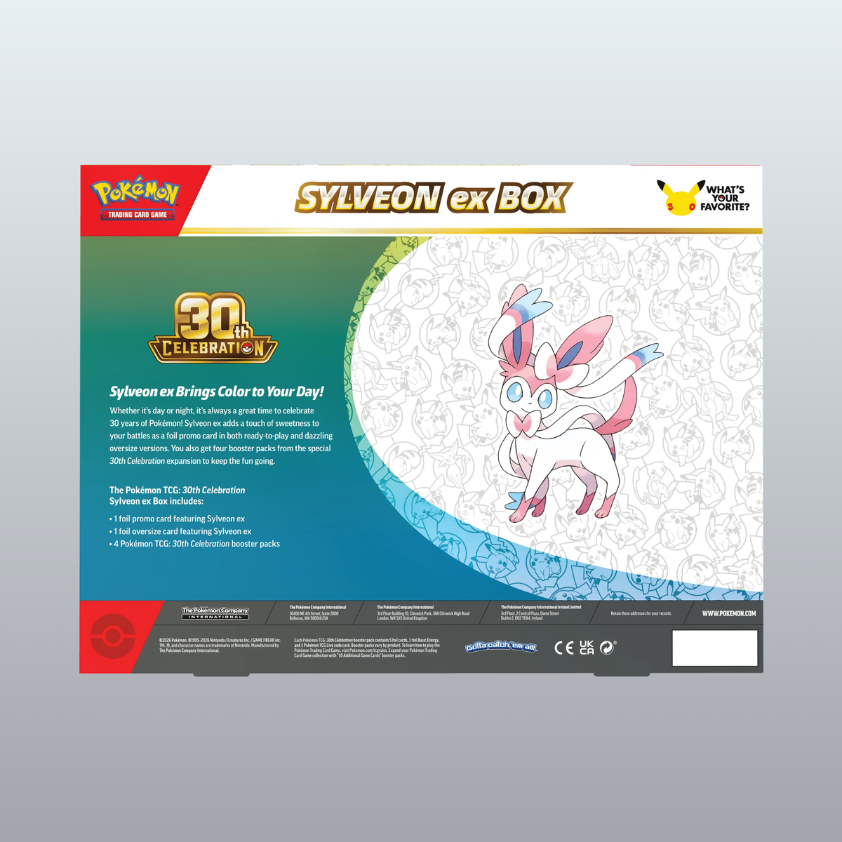 30th Celebration - Sylveon Ex Box