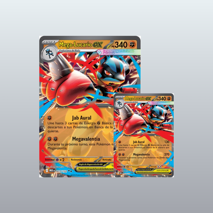 Colección con Figura Mega-Lucario ex