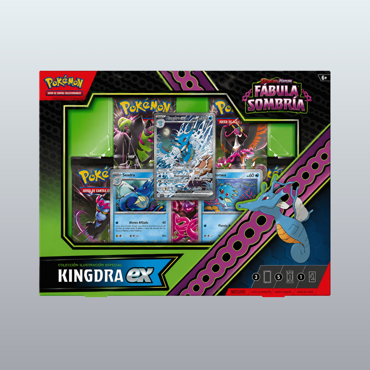 Fábula Sombría - Kingdra EX Colección de Ilustración Especial