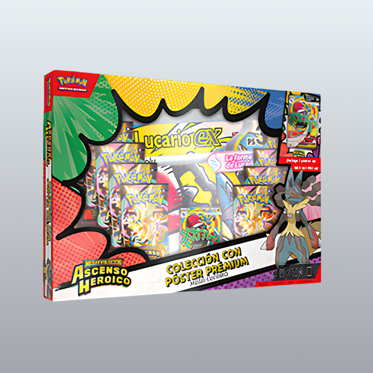 Ascenso Heroico - Colección con póster premium (Mega Lucario EX)