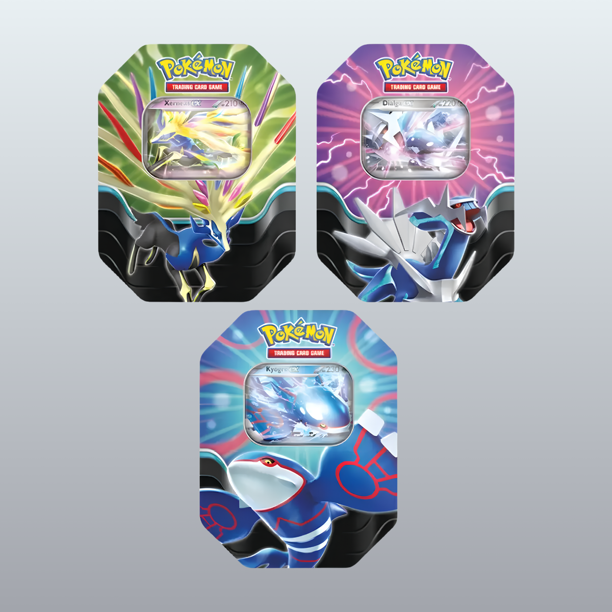 Legends Tin - Kyogre, Dialga y Xerneas (Aleatorio)