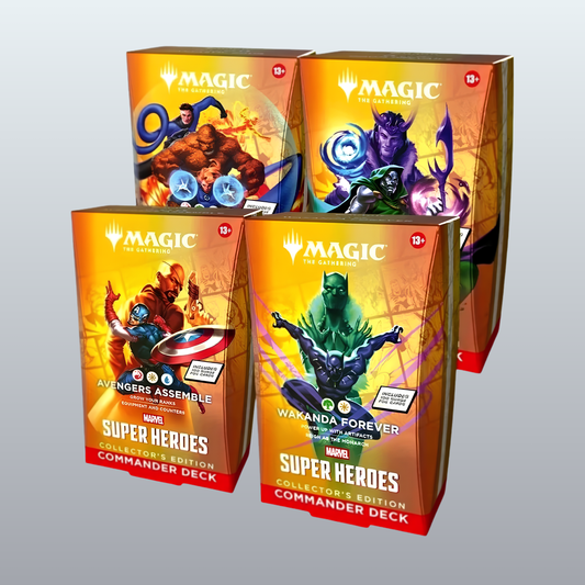 Marvel Super Heroes - Collector Commander Deck (4 Pack)