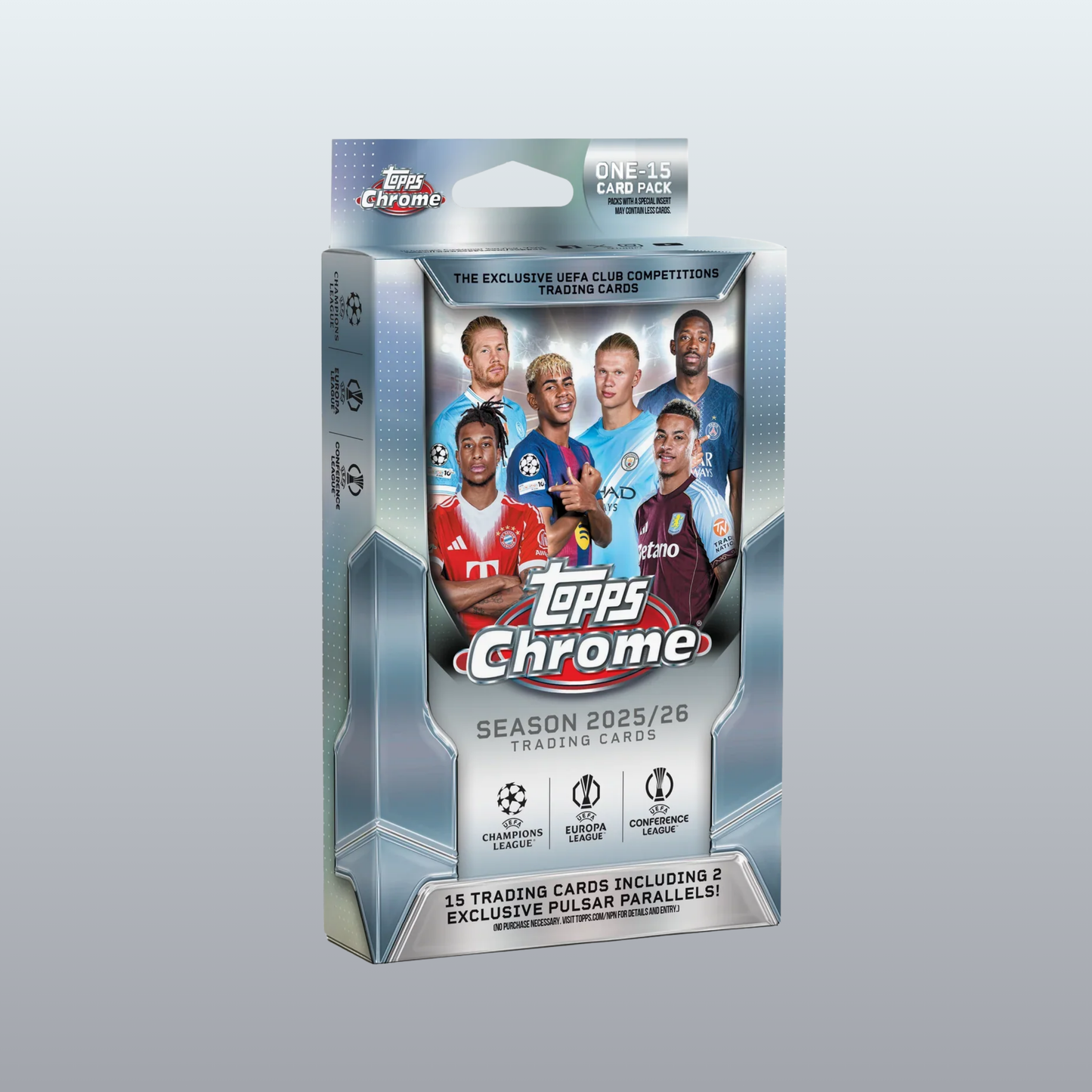 Topps Chrome  UEFA Club Competitions 2025-26 - Hanger Box