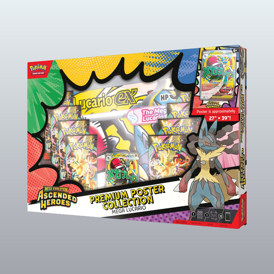 Ascended Heroes Premium Poster Collection (Mega Lucario)