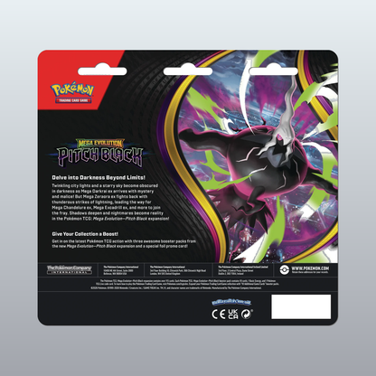 Pitch Black 3 Pack Blister